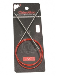 ChiaoGoo Rundstricknadel RED LACE Edelstahl 80cm, 2,0 mm